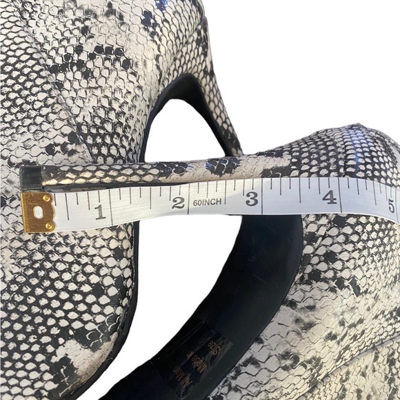 Wild Diva Pointed Toe Print Ankle Boot Stilettos Size 8 - Picture 7 of 8